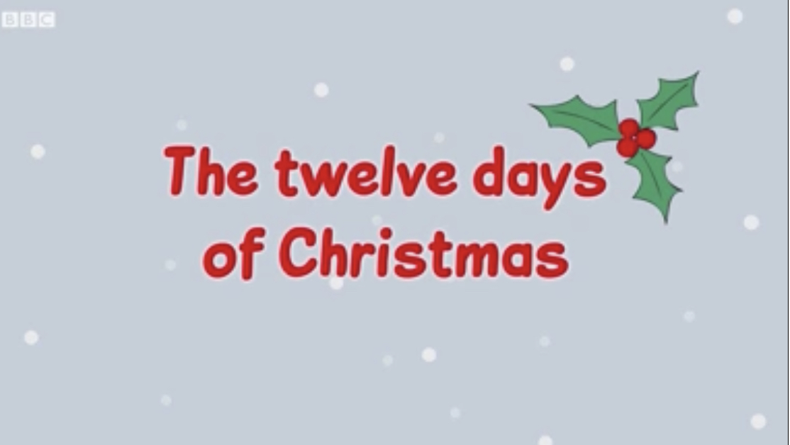 The Twelve Days of Christmas (sort of)