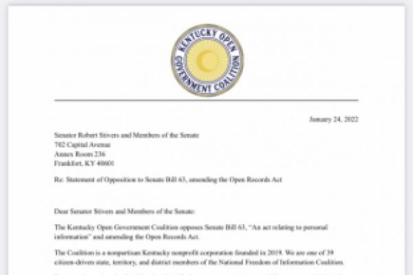 KOGC’s Statement of Opposition 